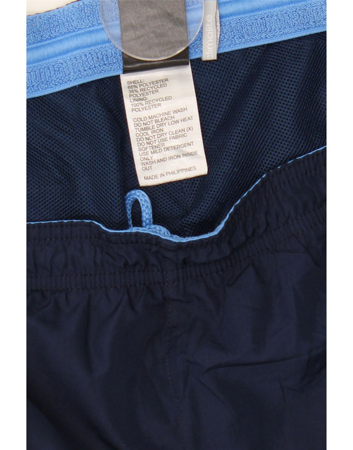 Calça de treino masculina Adidas Climalite 2XL azul marinho poliéster