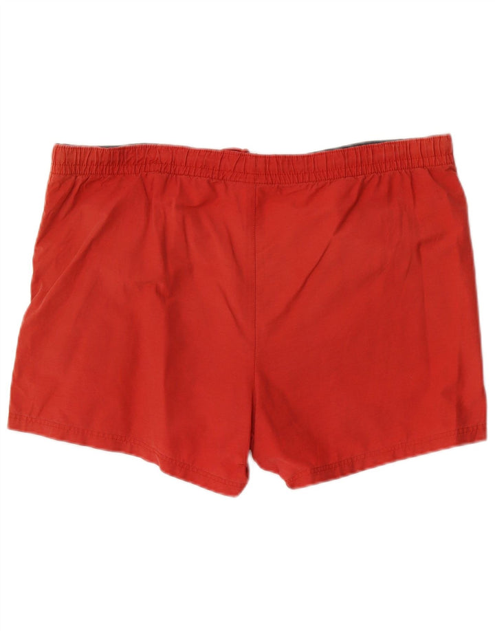 Calções de banho masculinos Lacoste tamanho 6 XL vermelho