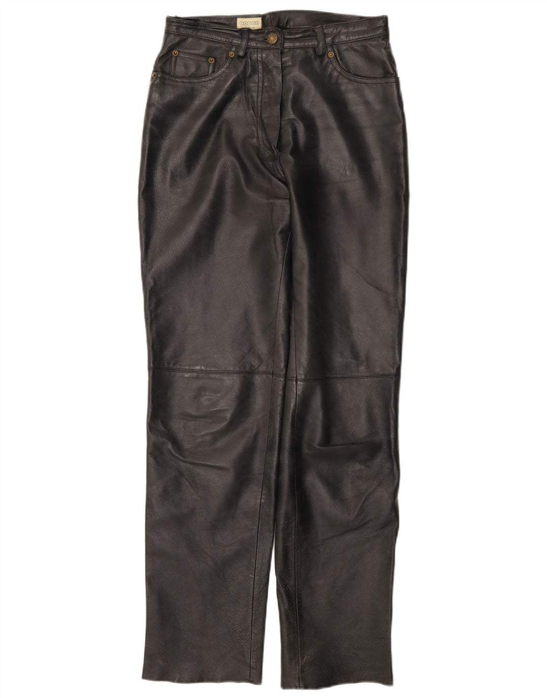 Calça feminina Canda reta UE 36 pequena W26 L30 azul marinho