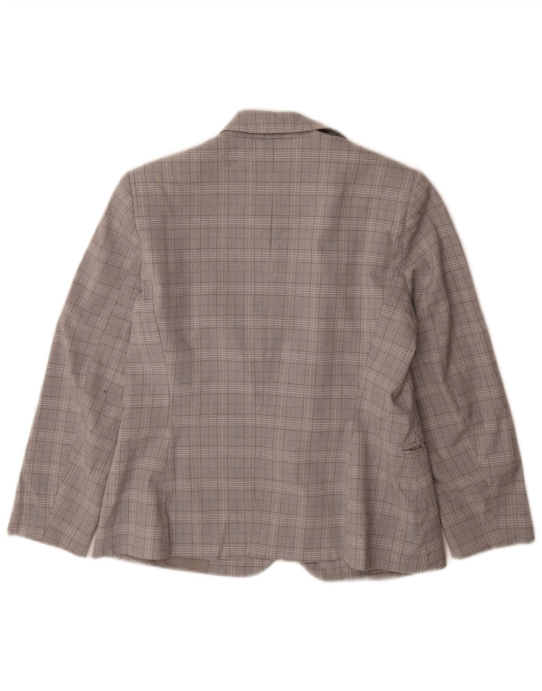 Jaqueta blazer feminina Zara com 1 botão EU 40 cinza médio Houndstooth