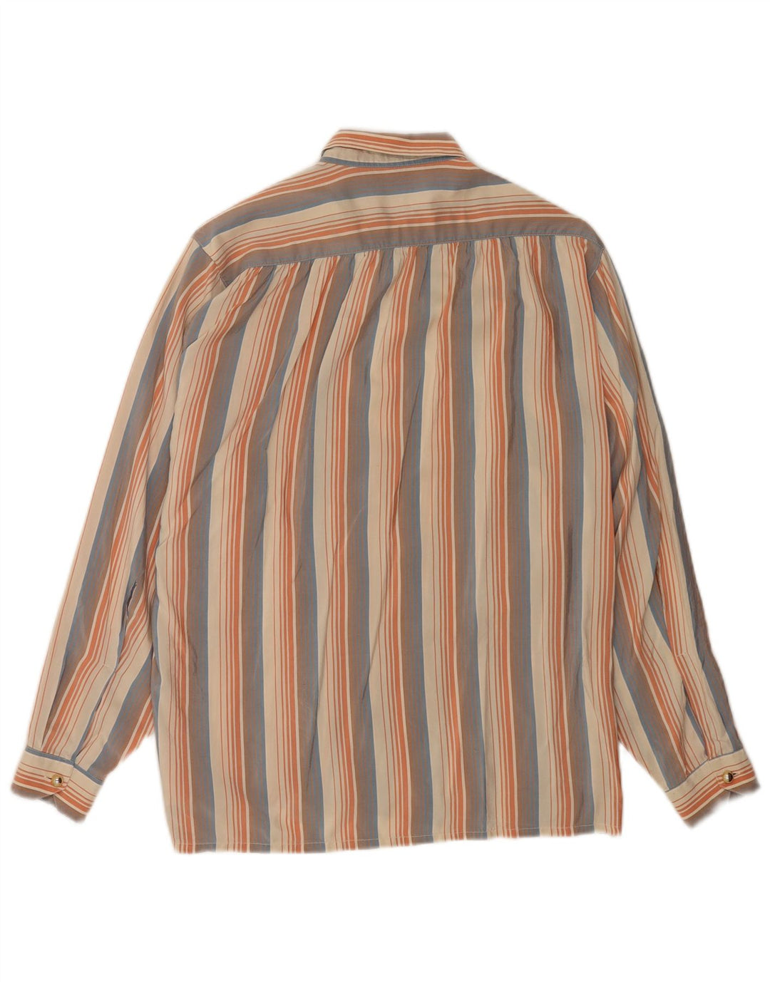 Camisa feminina Angelo Santagostino UK 10 pequena listrada multicolorida