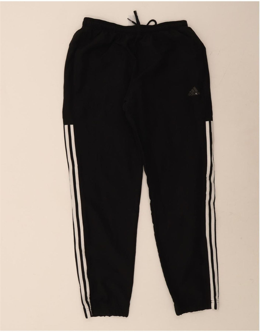 ADIDAS Mens Calças de treino Joggers Médio Preto Poliéster