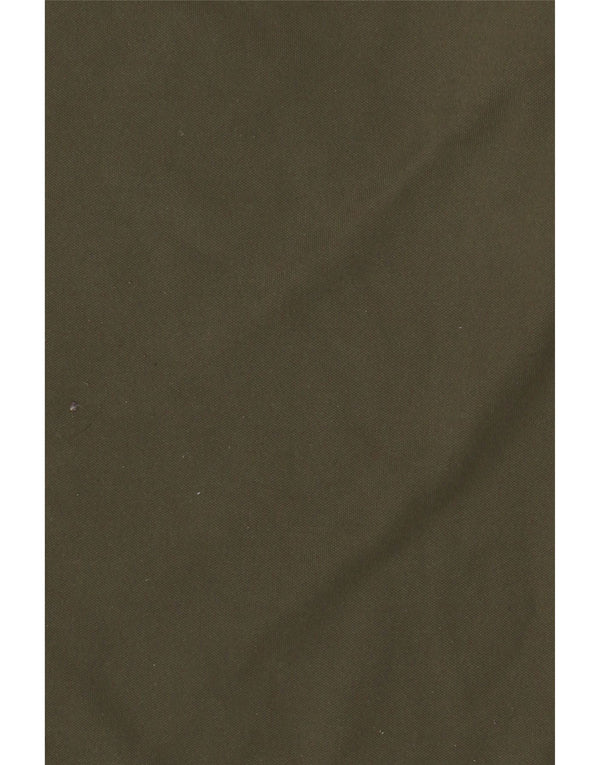 Nike Meninos Zip Neck Pullover Treino Top 13-14 Anos XL Khaki Colourblock