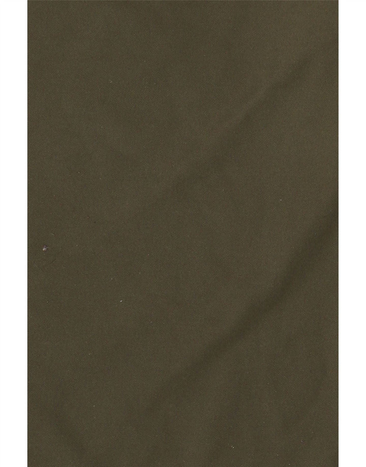 Nike Meninos Zip Neck Pullover Treino Top 13-14 Anos XL Khaki Colourblock