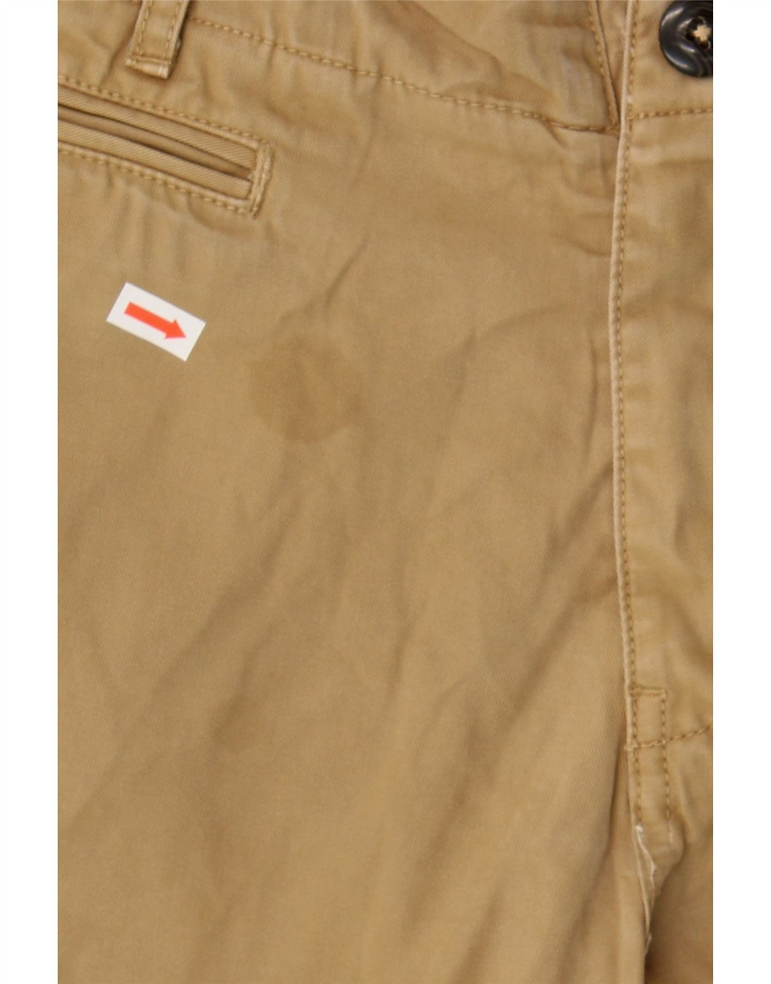 WRANGLER Mens Slim Chino Trousers W33 L31 Beige Cotton Vintage Wrangler and Second-Hand Wrangler from Messina Hembry 