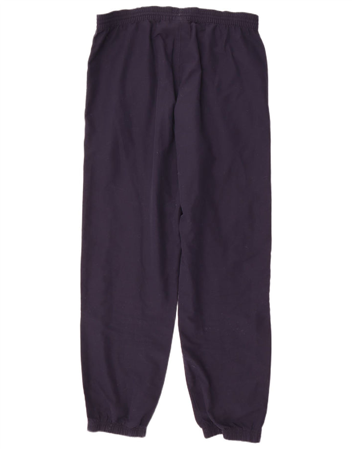 Calça de treino masculina Adidas Joggers grande poliéster azul marinho