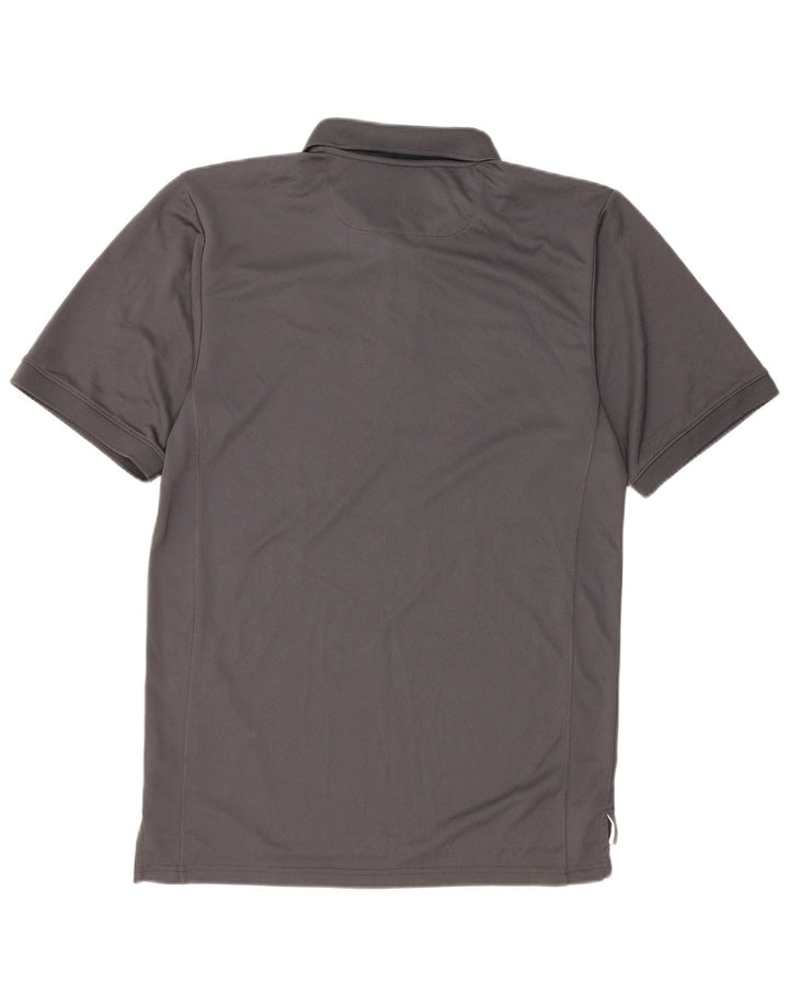 Camisa pólo masculina Russell Athletic poliéster cinza pequeno