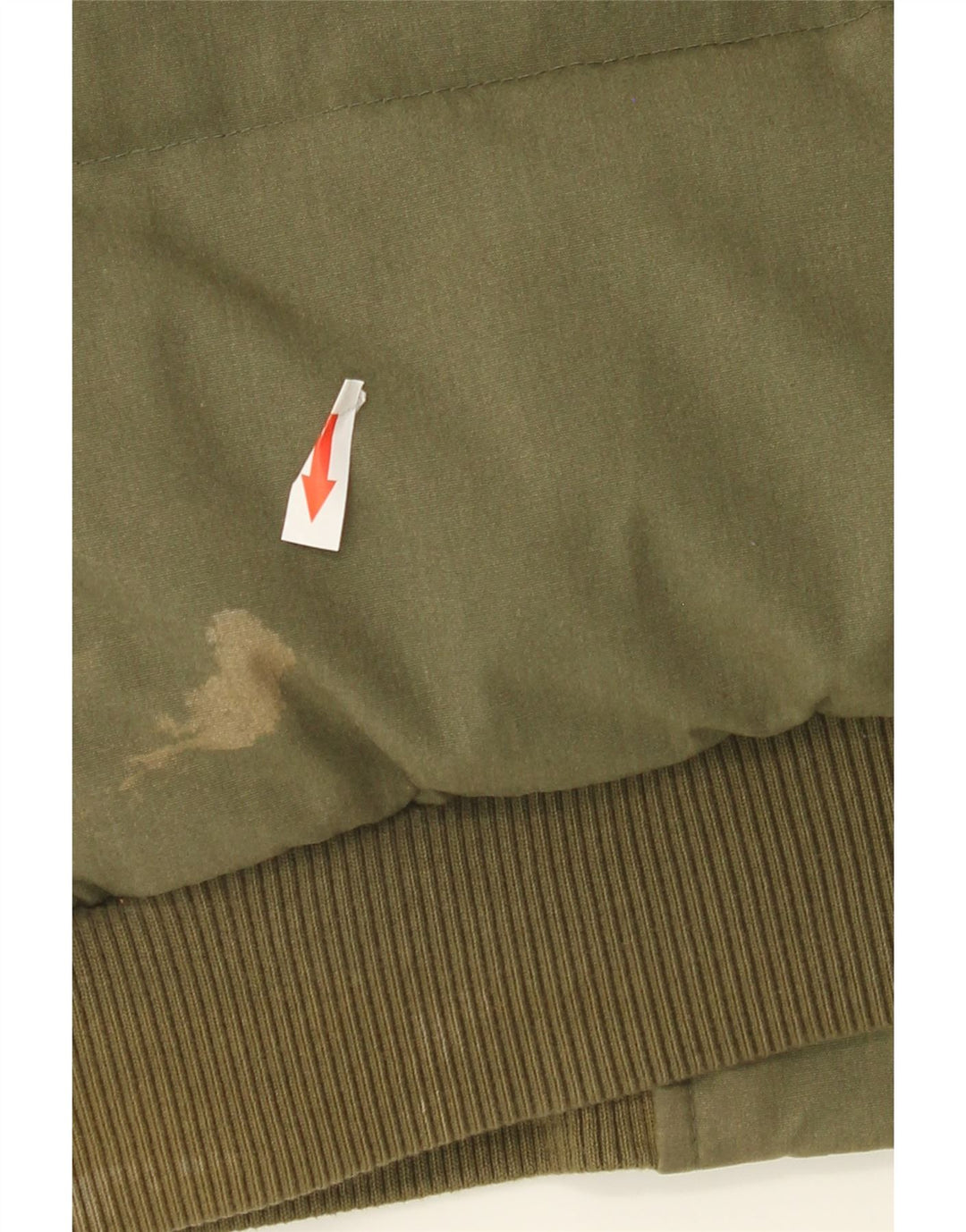Colete acolchoado masculino Levi's UK 40 grande bloco colorido cáqui