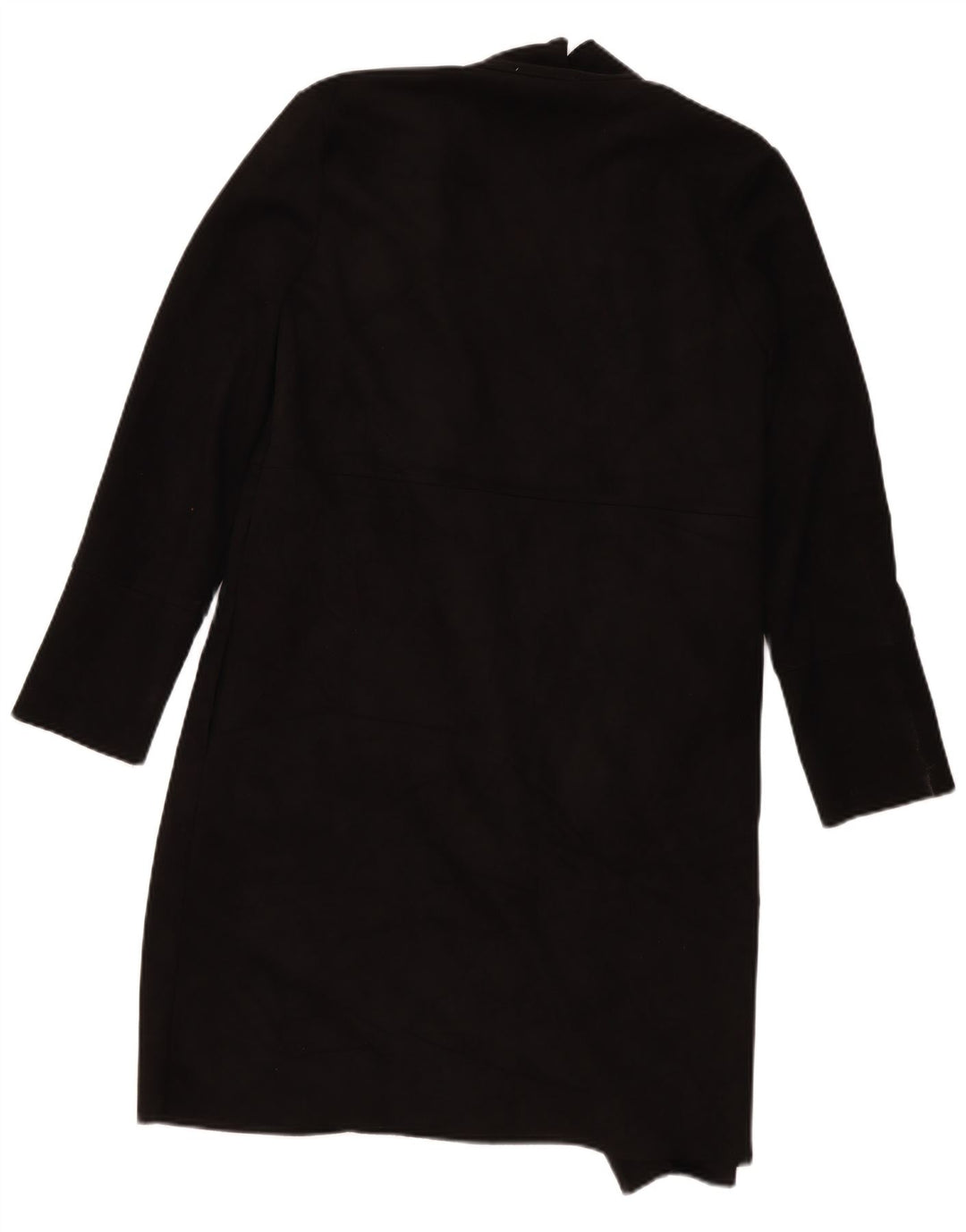 Sobretudo aberto feminino Zara Reino Unido 16 grande preto
