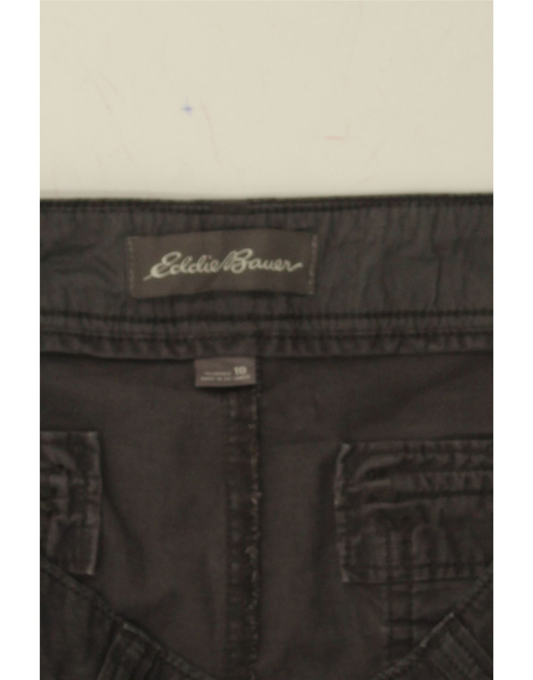 EDDIE BAUER Womens Straight Crop Cargo Trousers US 10 Large W34 L23 Grey Vintage Eddie Bauer and Second-Hand Eddie Bauer from Messina Hembry 