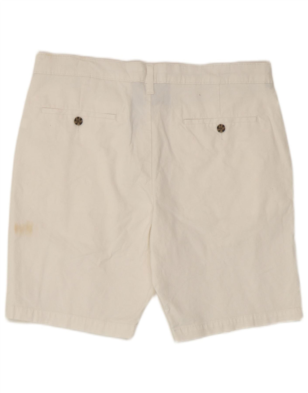 Shorts chino masculino Marks & Spencer W34 grande algodão branco