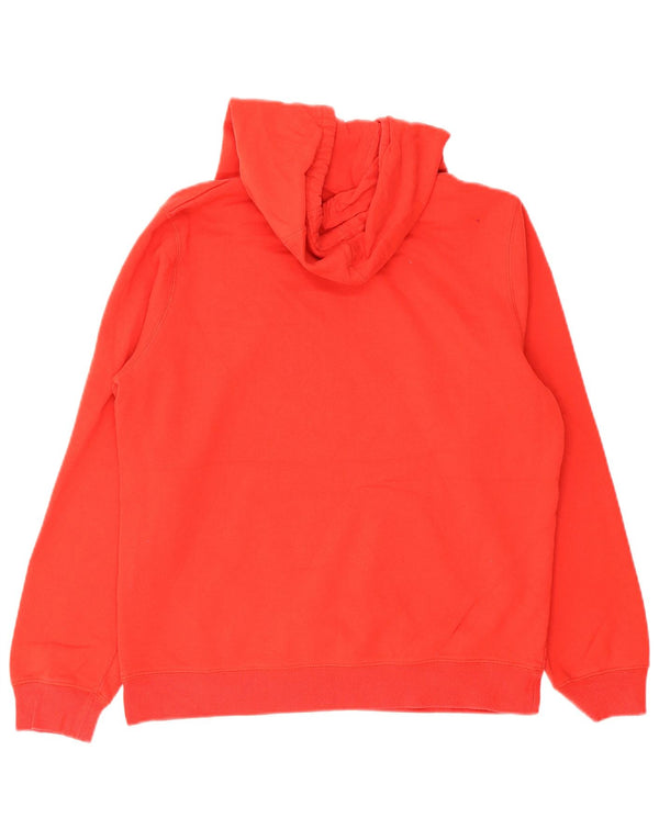 Jumper feminino com capuz gráfico Champion UK 18 XL algodão vermelho