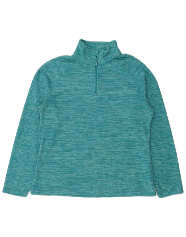 Suéter de lã feminino Mountain Warehouse Reino Unido 16 grande turquesa salpicado