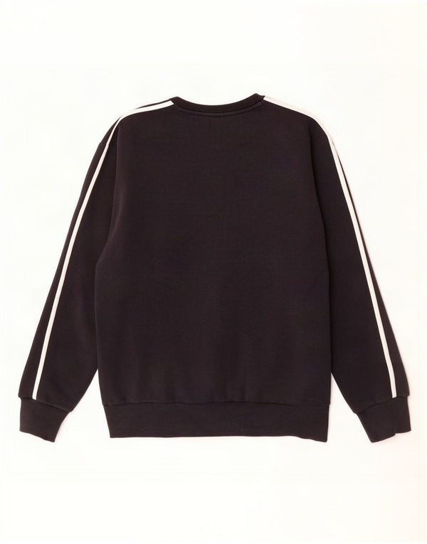 Adidas Mens Moletom Jumper Pequeno Preto
