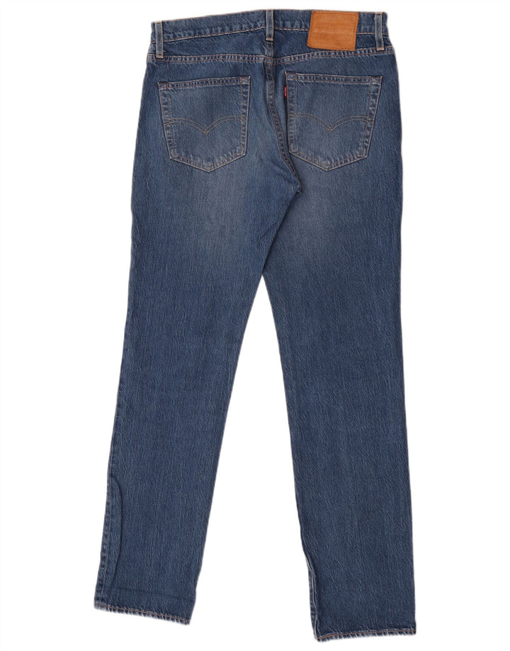 Calça jeans feminina Levi's 511 Distressed Slim W31 L32 azul algodão