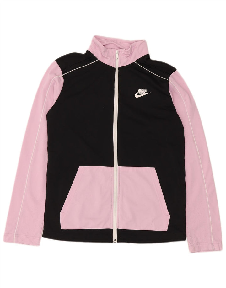 Jaqueta Nike Boys Treino Top 12-13 Anos Grande Rosa Colorblock Poliéster