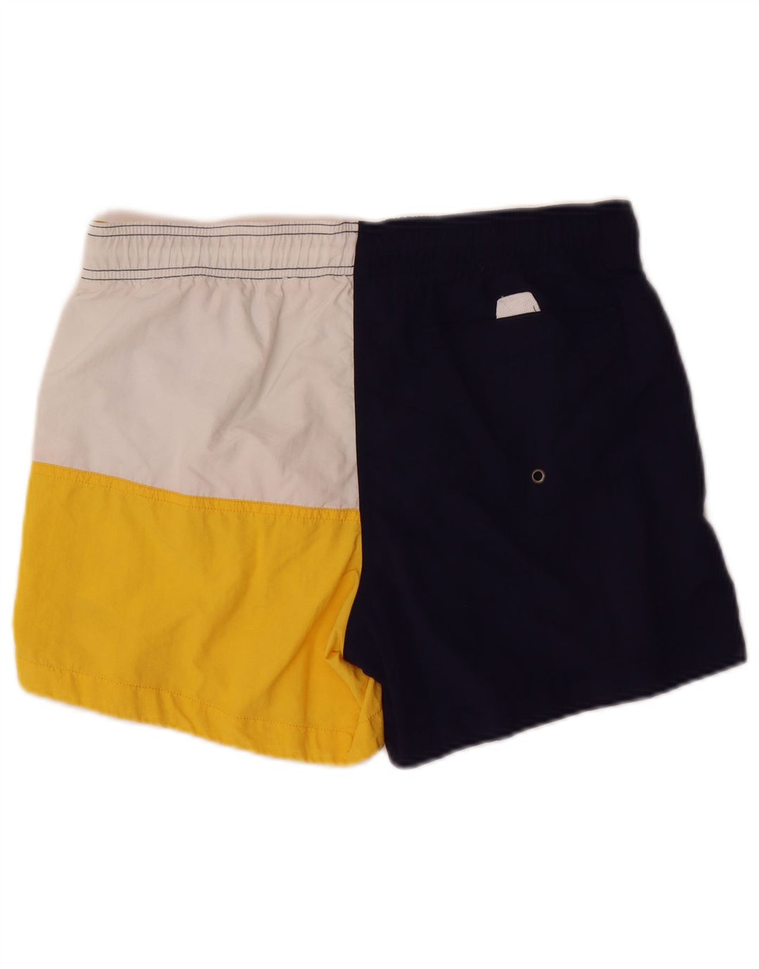 Shorts de natação masculino Champion Graphic azul marinho médio bloco colorido