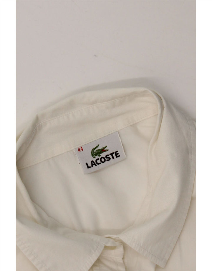 Camisa feminina Lacoste tamanho 44 grande branco