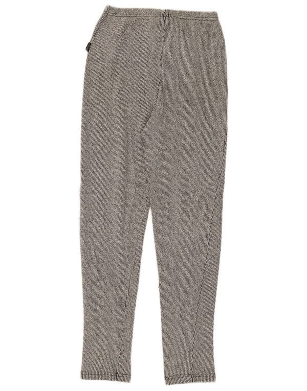 Leggings Asics Feminino UK 14 Grande Riscas Cinza