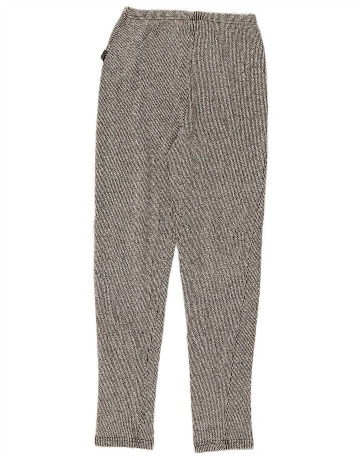 Leggings Asics Feminino UK 14 Grande Riscas Cinza