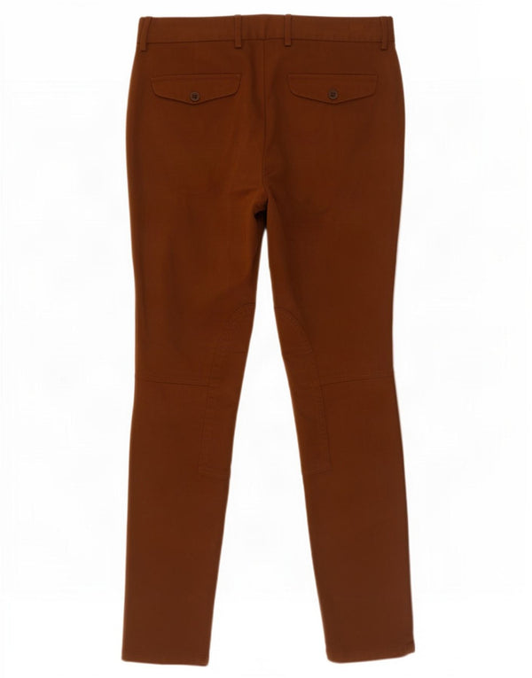 Calça Chino Skinny Feminina Gant Reino Unido 16 Grande W36 L33 Algodão Marrom