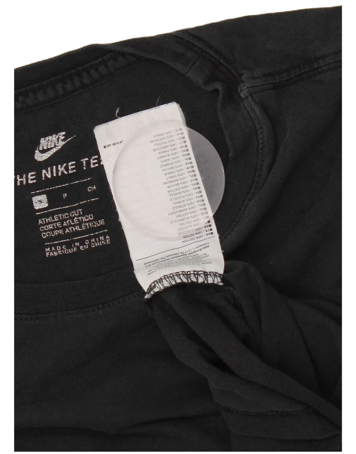 Camiseta masculina Nike Athletic Cut Top pequeno algodão preto