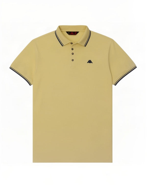 Camisa polo masculina Kappa 2XL algodão amarelo