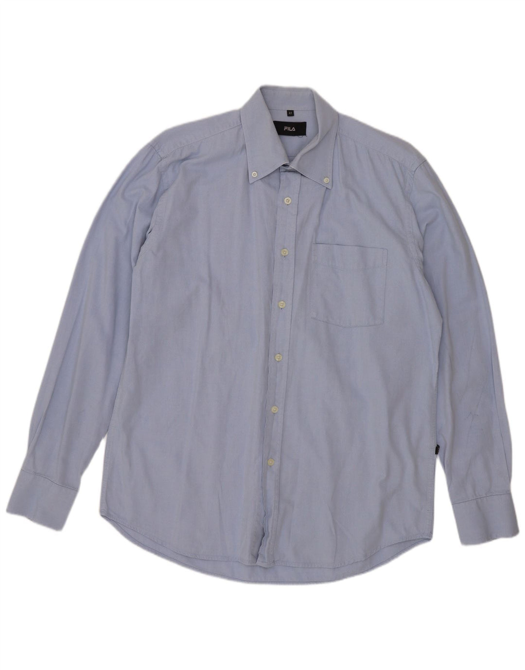 Camisa masculina Fila tamanho 41 grande algodão azul