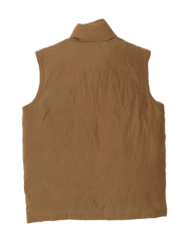 NAVIGARE Mens Padded Gilet UK 38 Medium Beige Polyester Vintage Navigare and Second-Hand Navigare from Messina Hembry 