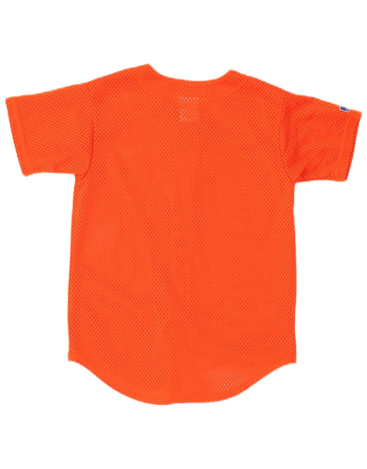 Majestic Boys Mets Graphic Jersey Top 13-14 Anos Médio Laranja Poliéster