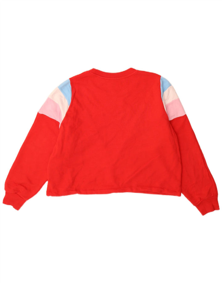 Suéter oversized feminino Levi's UK 14 médio vermelho colorblock