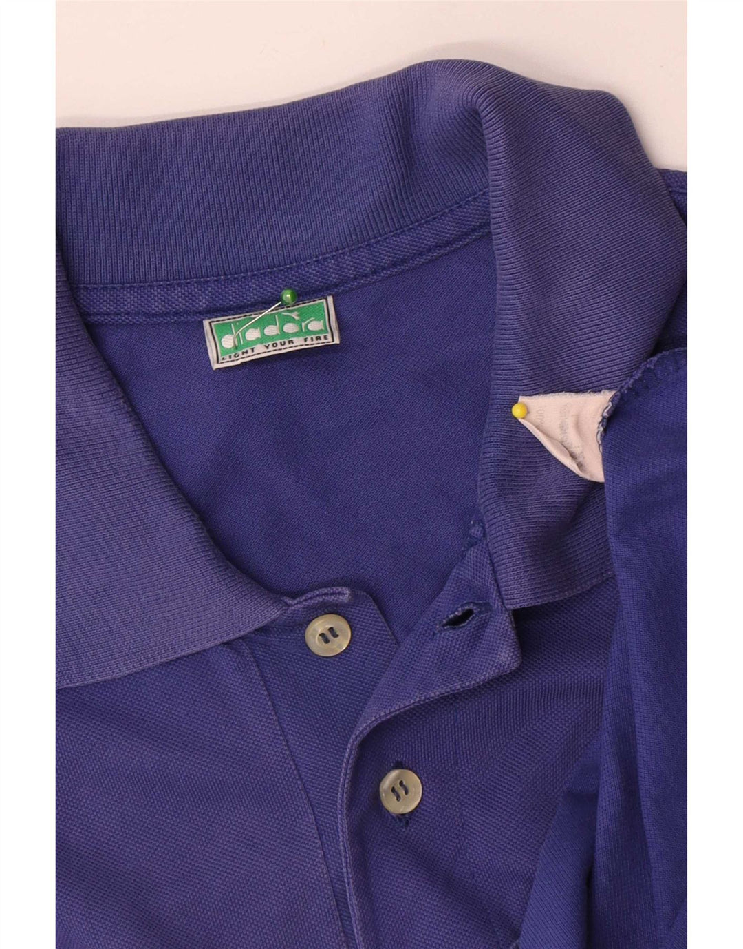 Camisa polo masculina Diadora médio algodão roxo