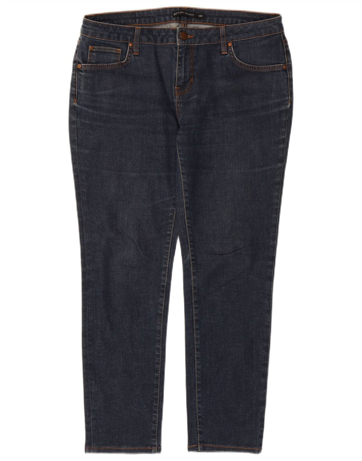 Zara Jeans Slim Feminino EU 46 2XL W36 L28 Azul Marinho