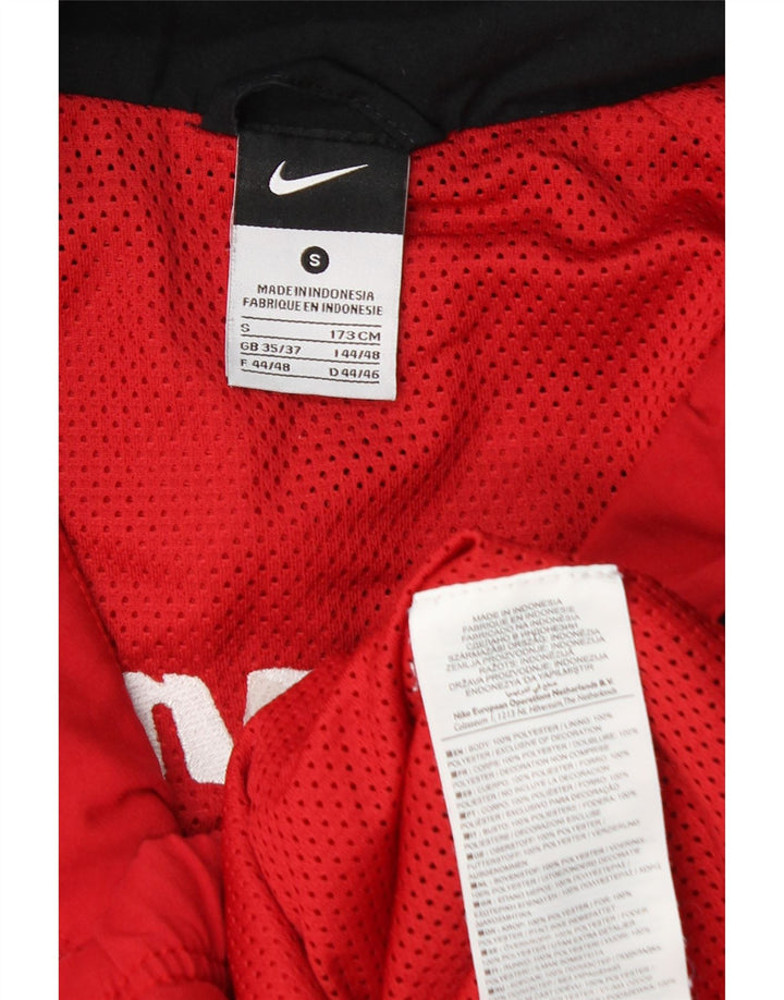 Jaqueta masculina Nike Graphic Tracksuit Top Pequeno Poliéster Colorblock Vermelho