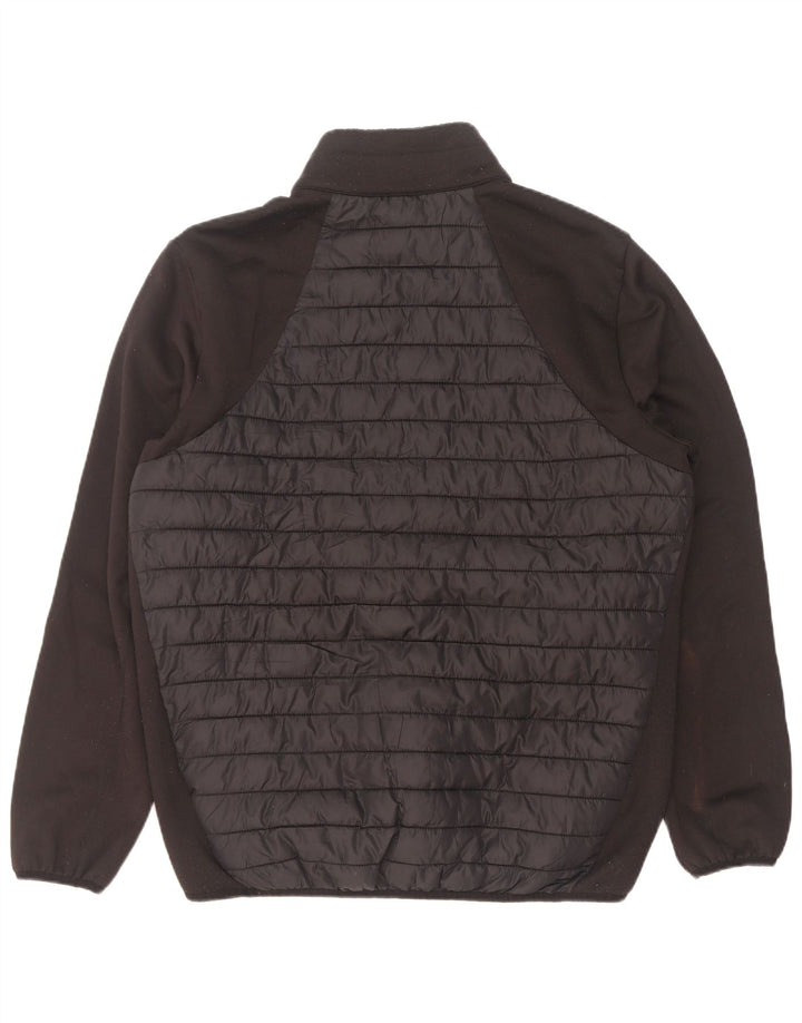 Jaqueta acolchoada de golfe masculina Calvin Klein UK 38 poliéster preto médio