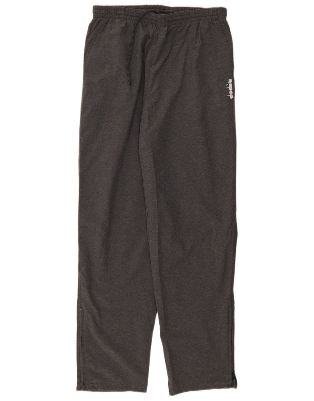 Calça de treino masculina Diadora 2XL cinza nylon