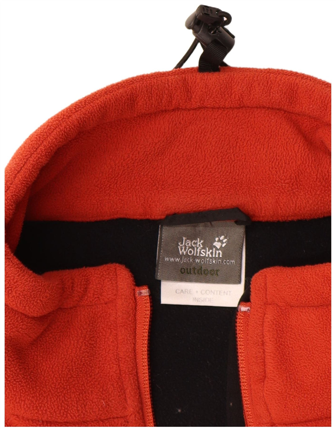 Jaqueta de lã masculina JACK WOLFSKIN Reino Unido 44 XL laranja poliéster