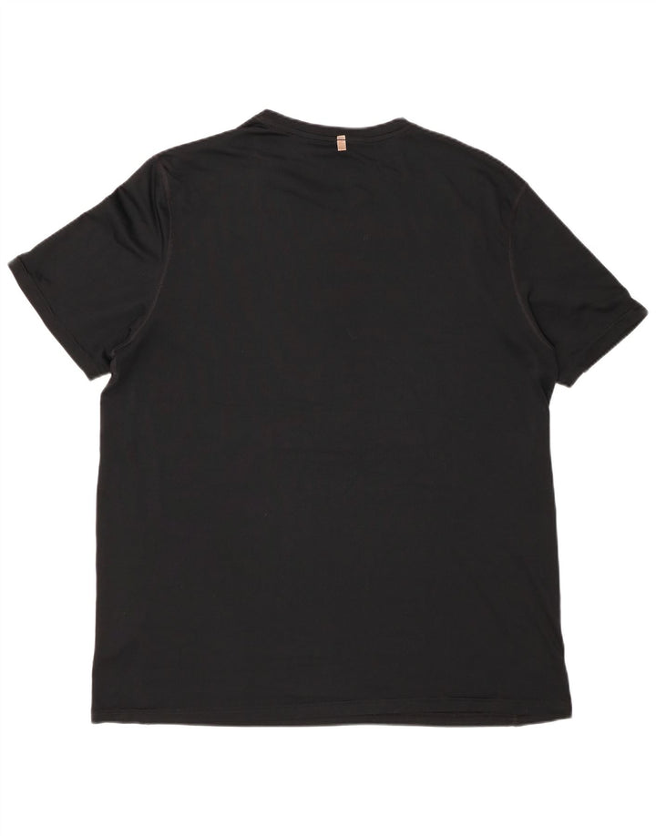Camiseta masculina RUSSELL ATLÉTICA Dri-Power XL preto poliéster