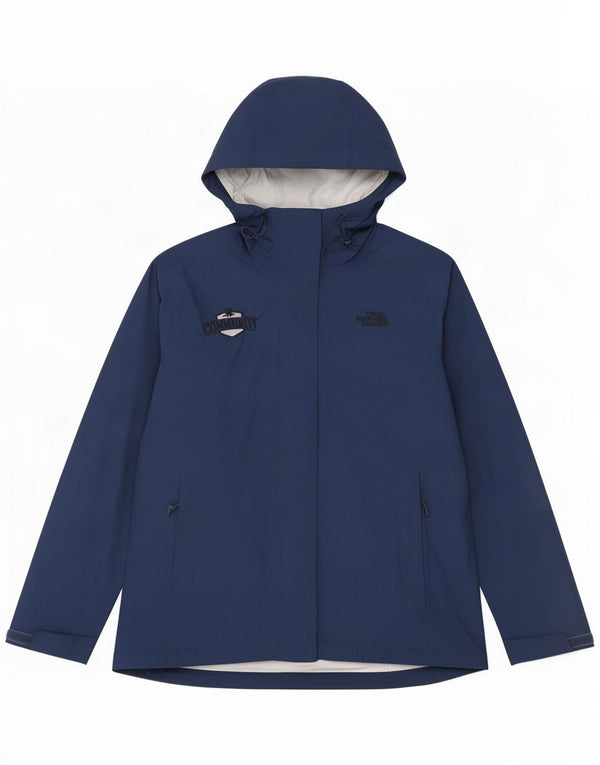 Jaqueta de chuva feminina com capuz The North Face UK 16 grande azul marinho
