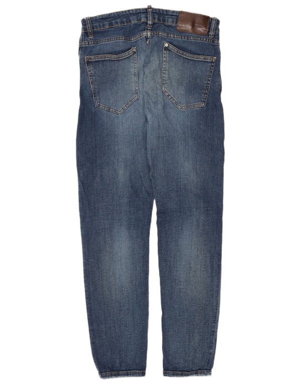 Zara Mens Skinny Jeans EU 42 Grande W32 L30 Azul Algodão
