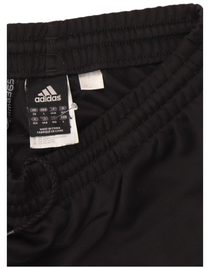 Calças de treino Adidas meninos 13-14 anos preto poliéster