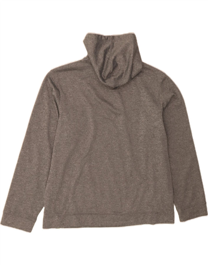 EDDIE BAUER Mens Hoodie Jumper Large Grey Polyester Vintage Eddie Bauer and Second-Hand Eddie Bauer from Messina Hembry 