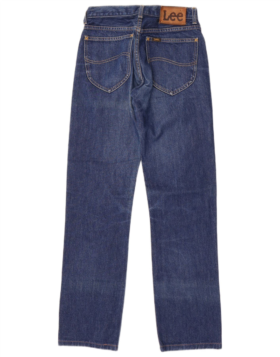 LEE Womens Seattle Straight Jeans W27 L32 Azul Algodão