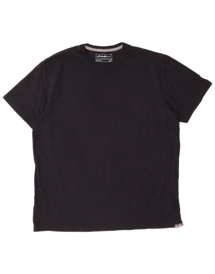 Camiseta masculina EDDIE BAUER grande algodão preto