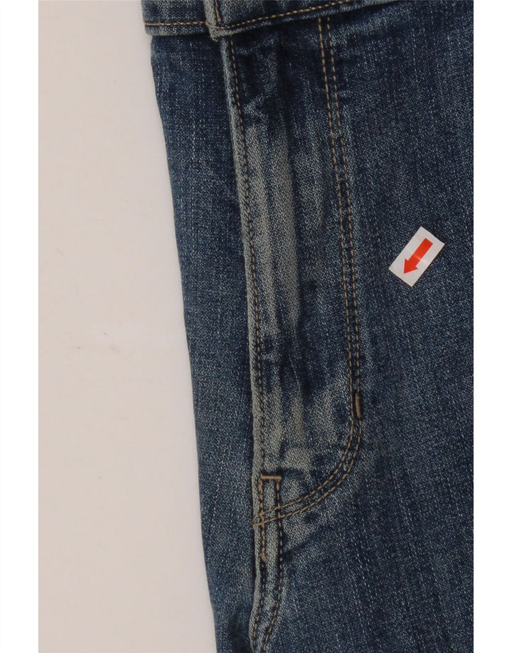 WRANGLER Masculino Larston Slim Jeans W36 L30 Azul Algodão