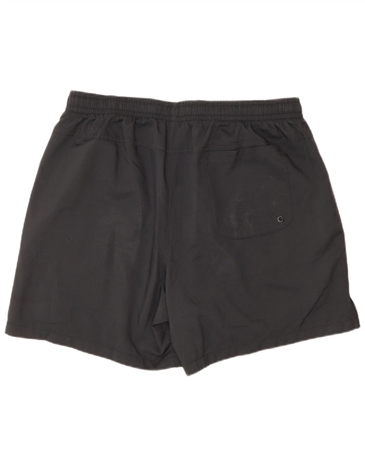 Shorts de natação masculino Nike grande poliéster preto