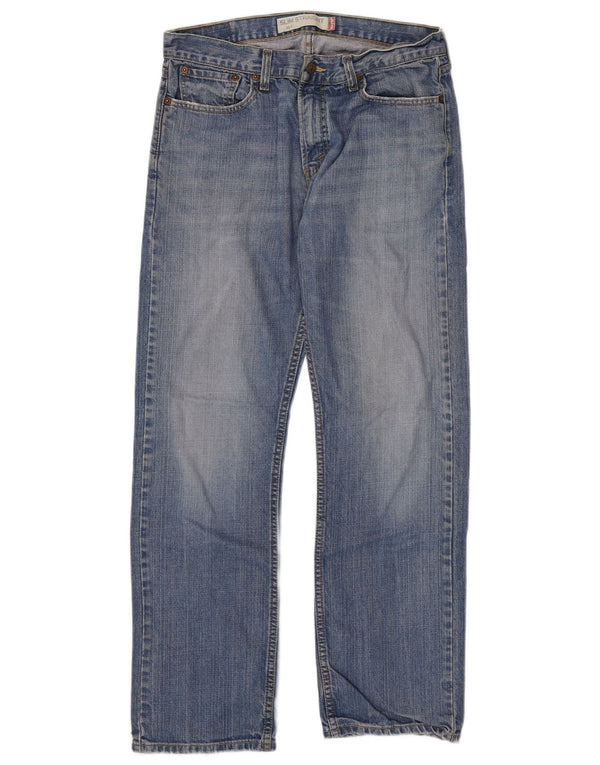 Calça jeans masculina Levi's 514 Slim Straight W33 L32 azul algodão
