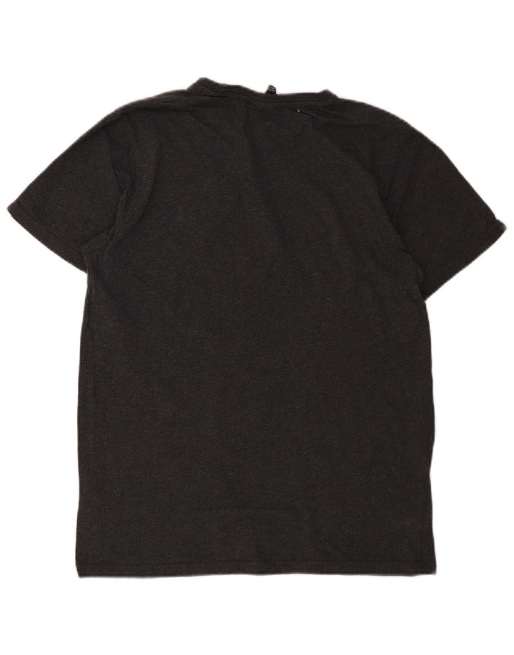 Camiseta masculina gráfica ELLESSE algodão cinza médio