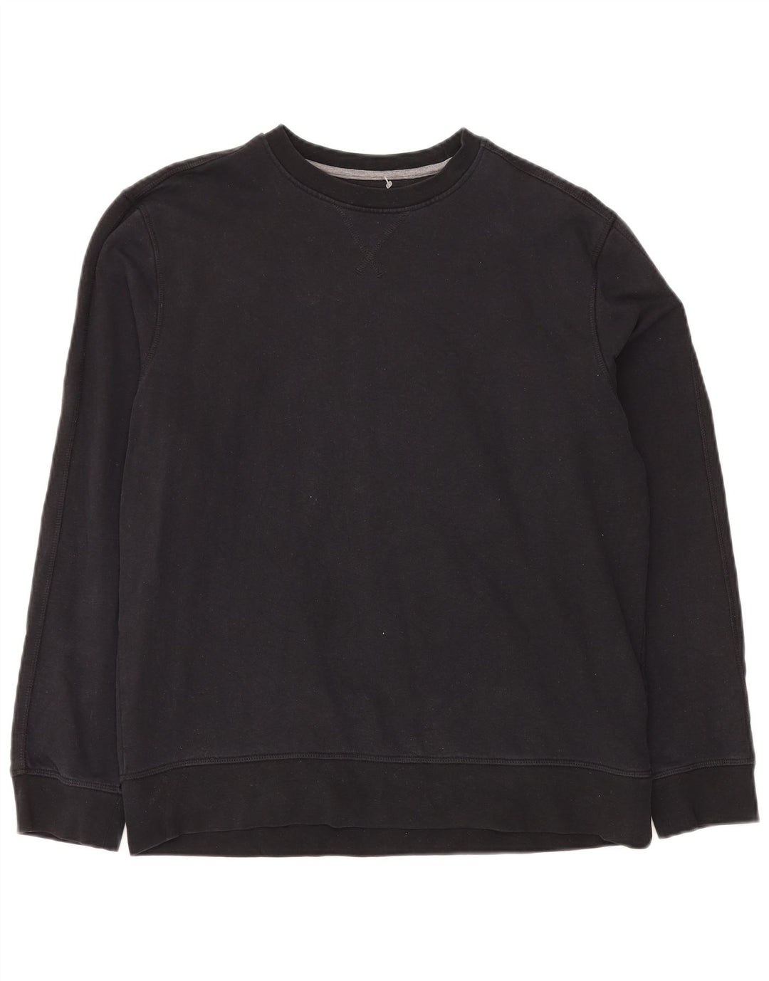 Suéter masculino Marks & Spencer grande algodão preto