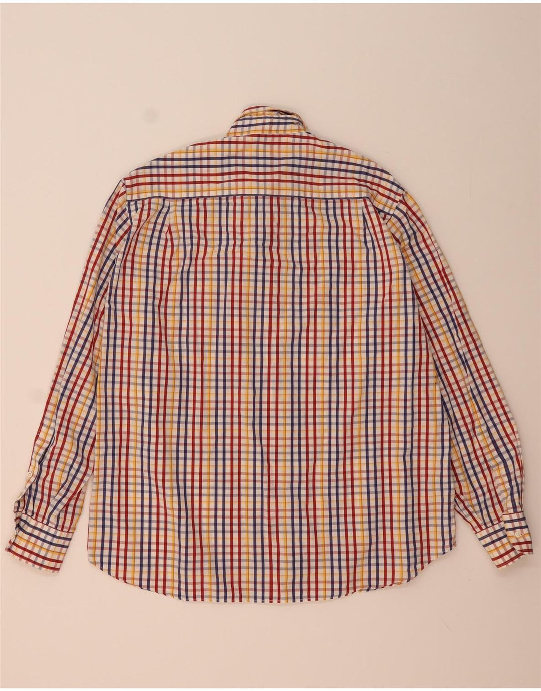 Camisa masculina Paul & Shark tamanho 42 grande xadrez multicolorida